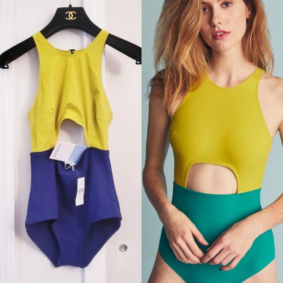 Anthropologie Other - NWT $375 FLAGPOLE One Piece Monokini Solid XS